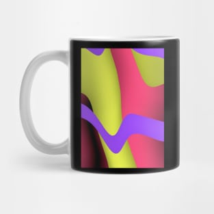 Psychedelic Futures ∆∆∆∆ 70s Style Pattern Design Mug